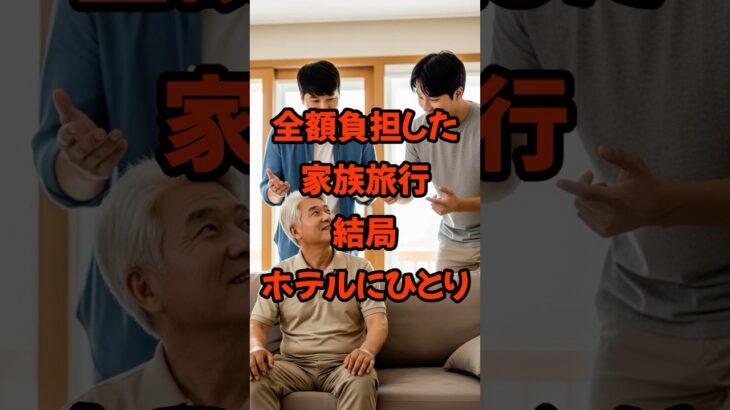 全額負担した家族旅行結局ホテルにひとり #体験談 #エピソード #共感 #家族トラブル #シニア