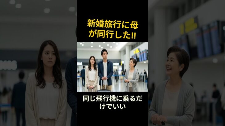 結婚したのに…息子を手放せなかった母｜新婚旅行に同行した結果 #シニアストーリー #ドラマ #熟年離婚