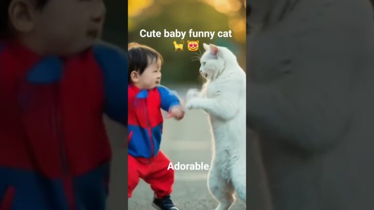 ベビージブサファイター vs かわいいネコ、１発ずつだけって約束だよ？