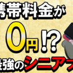スマホが0円で使える！？９割が知らない格安シニア向けスマホプラン！！