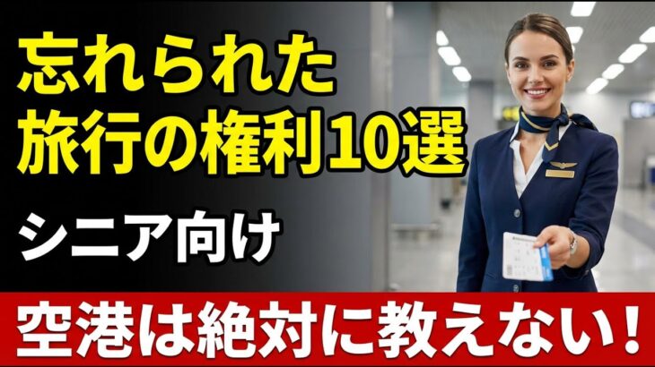 シニアのための忘れられた旅行の権利10選 — 空港は決して教えてくれない！