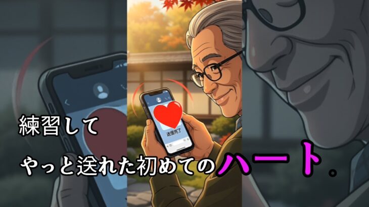 10歳の孫の笑顔を見たくて 初めてスマホに挑んだ祖父の話 #挑戦 #シニア向け #孫 #おじいちゃん,