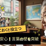 海外旅行が100倍楽しい！無料スマホ翻訳アプリで言葉の壁を突破【オフライン対応＆個人情報保護】シニア世代必見！