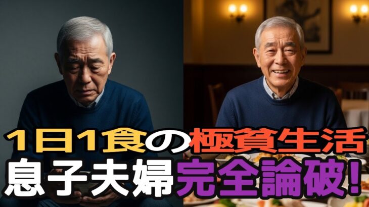 【シニア人生事情】年金生活で1日1食…70歳から年収2400万円の逆転劇！義理の息子夫婦に虐待された天才技術者の爽快復讐【感動】