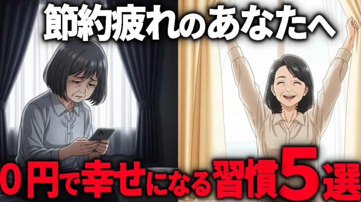 年金月12万円。節約疲れの60代へ「0円で出来る幸せの作り方」5選【シニア朗読雑学】