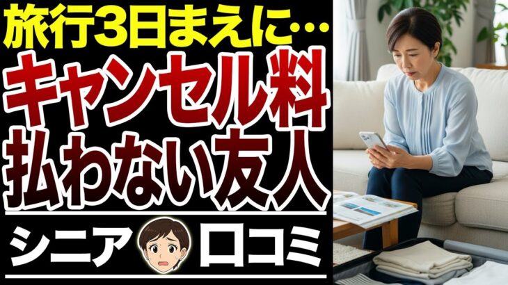 【金銭トラブル】旅行で炙り出された友人の本性！そこまで自己中だったとは…【シニア口コミ15件】