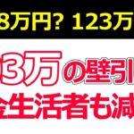👴🏼基礎控除・年収の壁引き上げで年金生活者はどうなる？│178万案と123万案で減税額を比較👴🏼