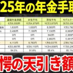 🎏【2025年 最新版】驚愕の手取り率…年金が実際いくら振り込まれるのかご存知ですか？手取り率を早見表で解説🎏