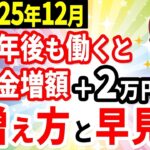🎏 【緊急速報‼︎】2025年12月から年金の支給額変わります！毎年年金が増える在職定時改定について徹底解説！🎏