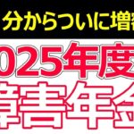 👴🏼 2025年4月分から増額！障害年金はいくらになる？│基礎年金・厚生年金・障害手当金・給付金 👴🏼