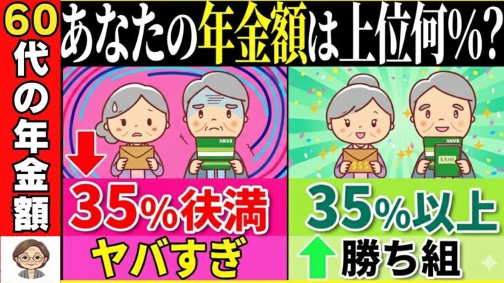 🌸 【2025年決定版】60代の平均年金と割合を完全解説！あなたの年金はどの位置？【国民年金 厚生年金】 🌸