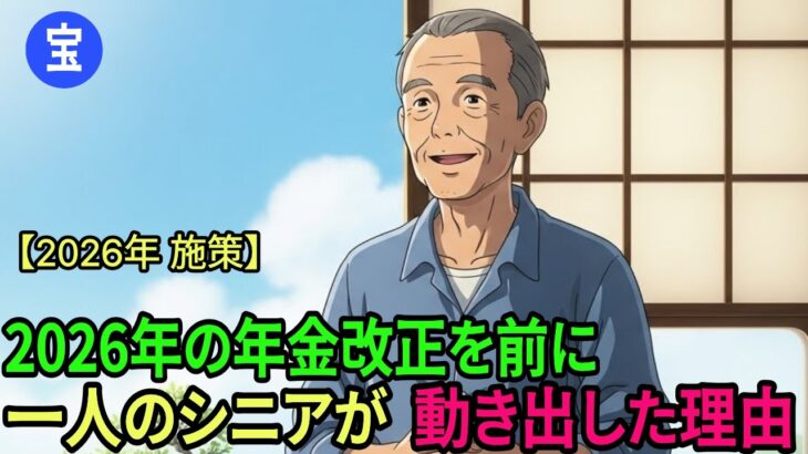 2026年の年金改正を前に、一人のシニアが 動き出した理由