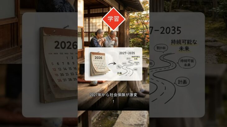 【2026年準備】社会保険が全適用へ？シニア必見の会社規模別ロードマップ #2026年 #60歳代 #年金