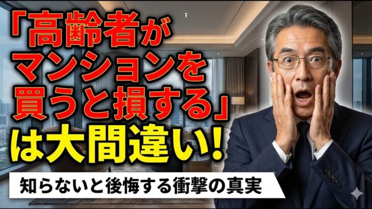 【2026年1月】「高齢者がマンションを買うと損する」は大間違い！知らないと後悔する衝撃の真実