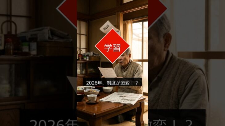 【2026年】年金・介護が激変！シニア必見の制度改正3選と対策【要確認】