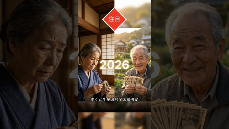 【2026】年金カット廃止？月収62万円の壁を知らないと損！Must Know