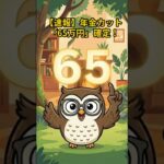 【2026年最新】年金カットの壁「65万円」に確定！62万円だと思ってた人は見て！