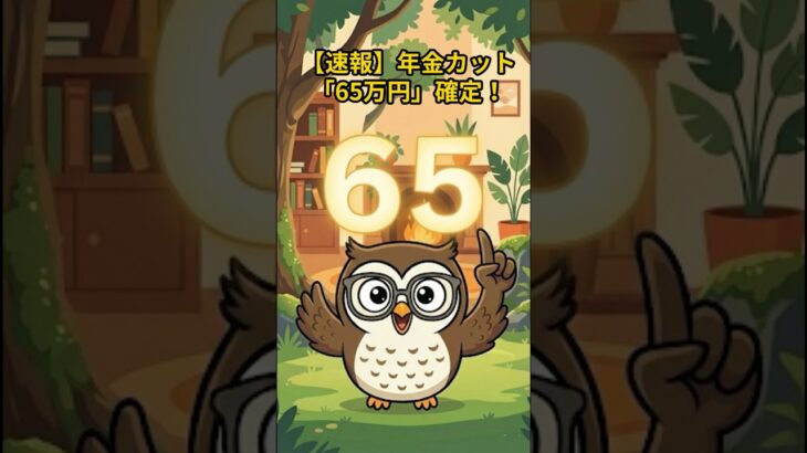 【2026年最新】年金カットの壁「65万円」に確定！62万円だと思ってた人は見て！