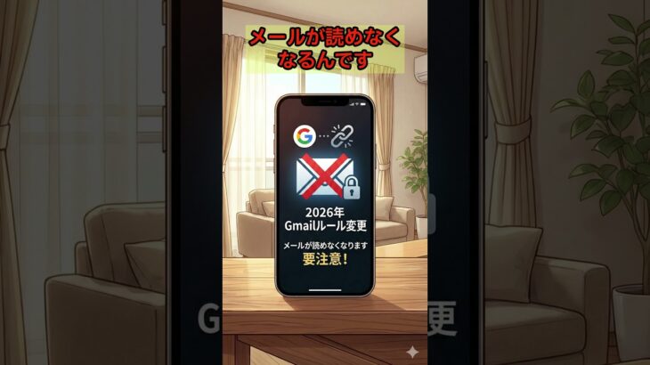 【2026年】Gmailが使えなくなる!? 届かない時の解決法 #shorts #gmail #スマホ初心者 #シニア #安心