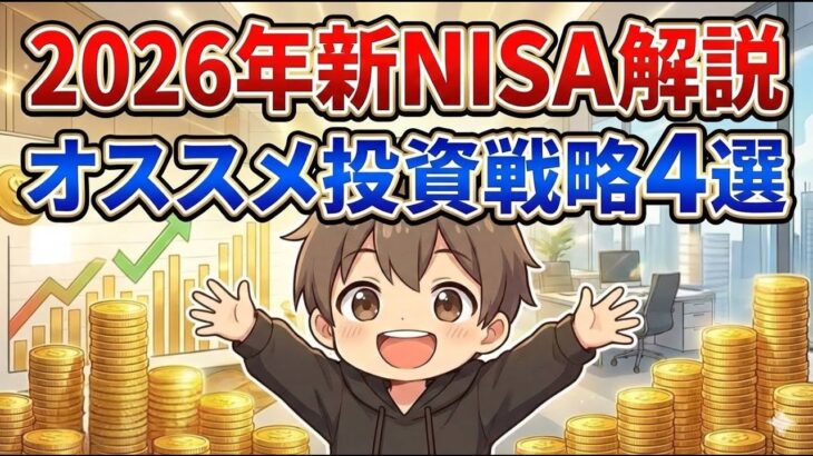 【2026年NISAはどう変わる？】子供NISA＆パターン別オススメ投資戦略4選を紹介！【FIRE・子育て世帯・シニア・初心者向け】