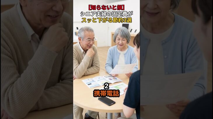 【知らないと損】夫婦の固定費がスッと下がる節約3選 #shorts