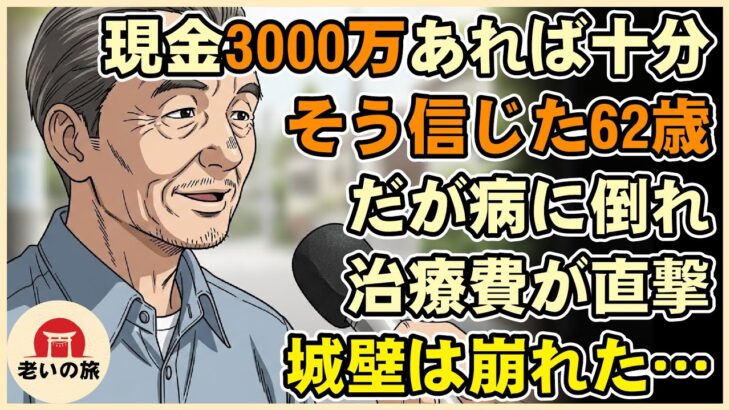 【漫画】「現金3000万あれば年金はいらない」と信じた62歳の末路…病と治療費が“揺るがぬ城壁”を崩壊させた結果【シニアライフ】【60代以上の方へ】