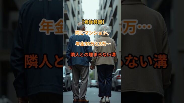 【老後貧困】同じマンションなのに…年金30万と8万“隣人の深い溝”【シニアの口コミ】