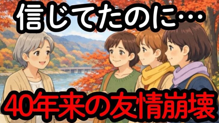 「40年来の仲良し4人組。私だけ旅行に誘われませんでした【シニア朗読】
