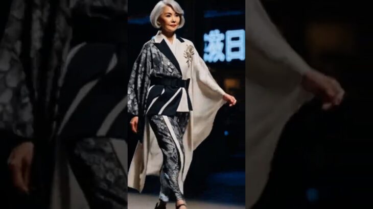 50代60代が輝く日本ファッションショーの威厳#シニアファッション #エイジレスビューティー #50代ファッション #60代ファッション