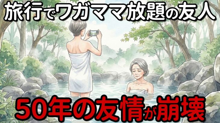 【高校からの友人】高校卒業50年を記念した旅行で、もうあの頃の彼女はいないと確信しました…【60代70代・シニア朗読・わがままな友人】