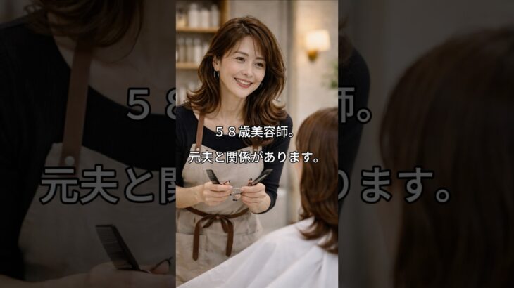 【58歳美容師】元夫と関係があります。 #60代 代 #シニアライフ #シニアライフ60代 #美容師 #シニア