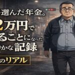 【漫画】59歳で選んだ年金。月12万円で生きることになった男の静かな記録【老後のリアル】