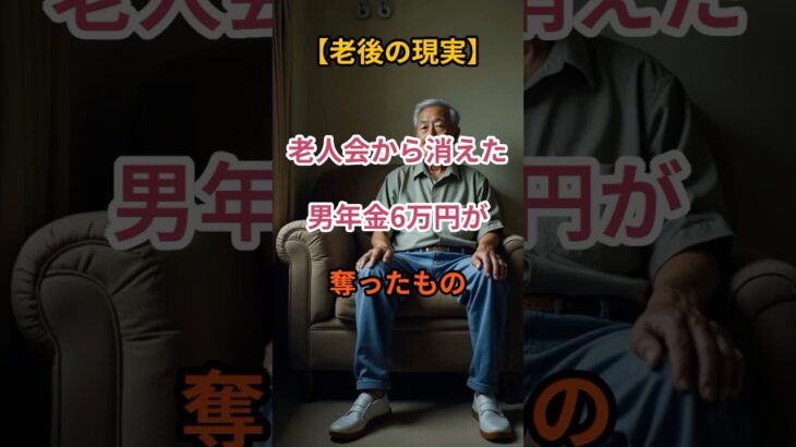 【残酷な老後】年金6万円の男が老人会から消えた理由【シニアの口コミ】