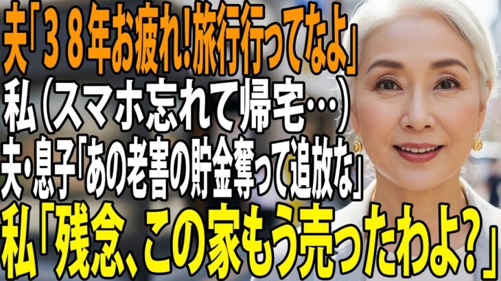 「高級旅館でゆっくりして」と夫。スマホを忘れ帰宅すると「あのボケ老人を施設にぶち込めｗ」→ 即、家を売却し全財産を持って姿を消した結果… 【シニアライフ】【60代以上の方へ】