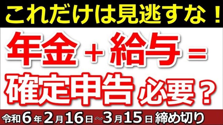 ˚⊱🪷⊰˚【60歳以上は要チェック！】働く年金受給者は確定申告が必要？不要なケースとは？˚⊱🪷⊰˚