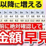 🌸【保存版】60歳以降も働くと年金はいくら増える？2つの早見表でわかりやすく解説します！【経過的加算 在職定時改定】🌸