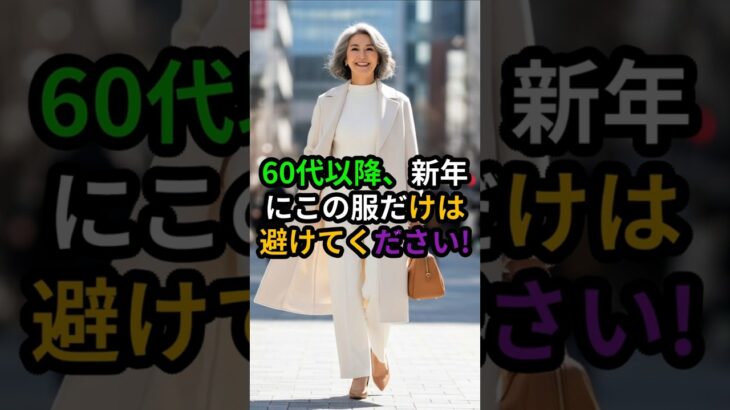60代以降、新年にこの服だけは避けてください#60代ファッション#シニアファッション#大人コーデ
