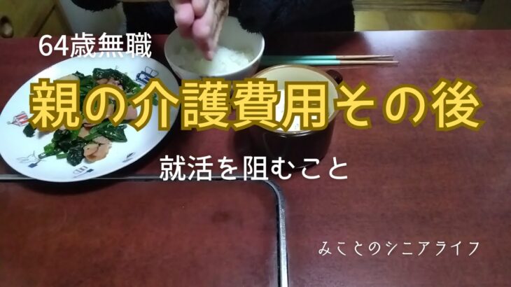【60代姉弟二人暮らし】64歳無職／親の介護費用その後／就活を阻むこと