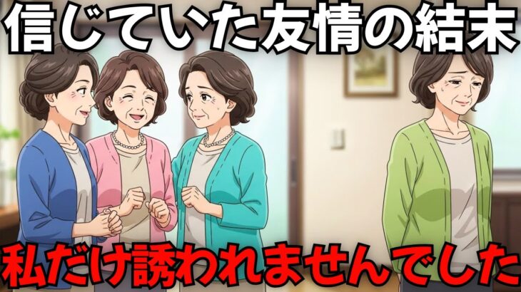 私だけ旅行に誘われませんでした｜その時気づいた本当の理由【60代・70代】