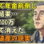【漫画】61歳で年金を繰り上げ受給した結果…貯金700万が一瞬で消えた老後破産の現実【シニアライフ】【60代以上の方へ】
