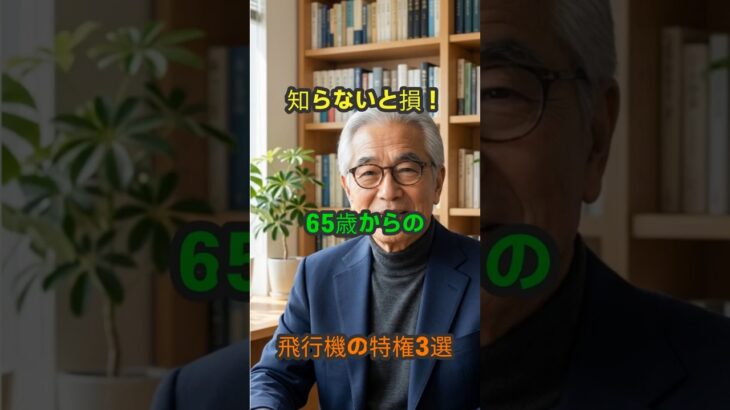 65歳からの空の旅が劇的に楽になる！意外と知らない「飛行機の優待」3選