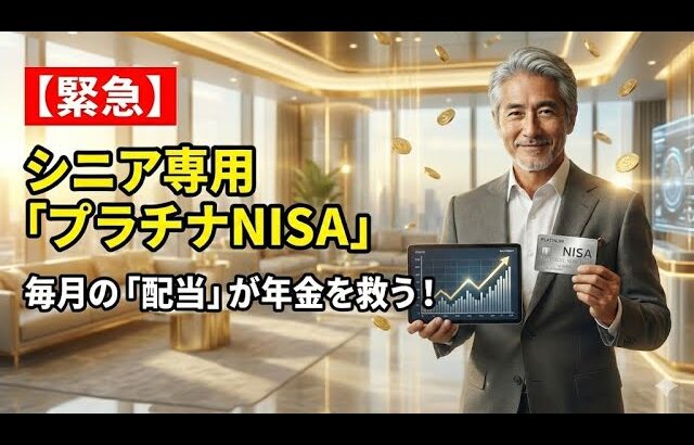 【速報】65歳以上限定？プラチナNISAは年金の味方か罠か2026年制度を冷静に読み解く