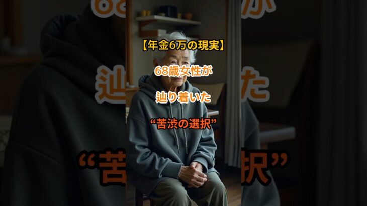 【老後の限界】年金6万円で暮らす68歳女性が選んだ道とは【シニアの口コミ】