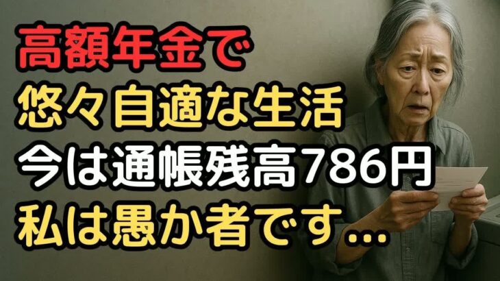 「年金だけで大丈夫」と信じた76歳の誤算。通帳を見た瞬間、凍りついた