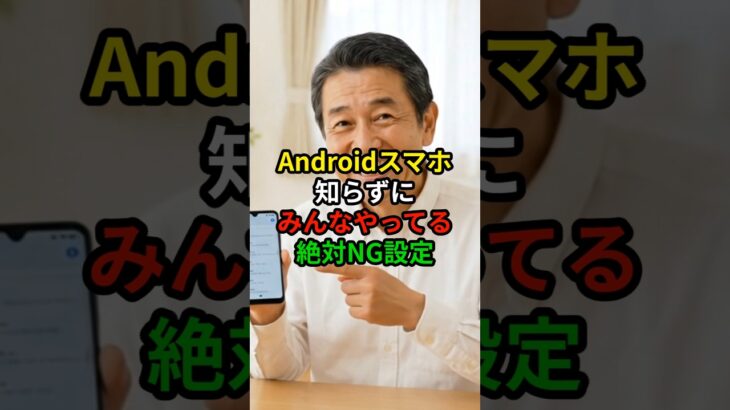 スマホの電池激変！今すぐやるべき設定　#Android #スマホ初心者 #シニア #スマホ設定 #節約 #バッテリー節約 #セキュリティ