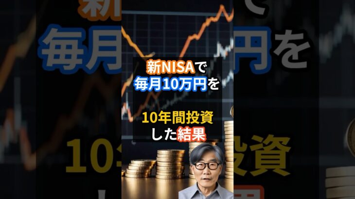 新NISAで毎月10万円を10年間投資した結果