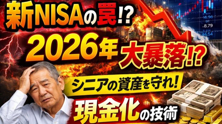 【経済の羅針盤】新NISAの罠？2026年大暴落説とシニアの資産を守る「現金化」の技術