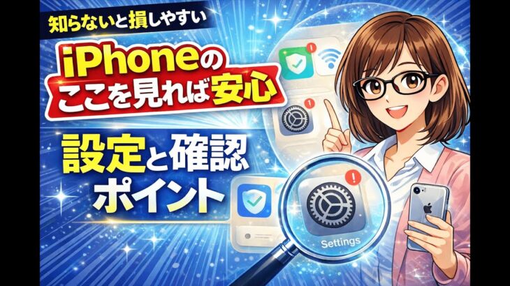 iPhoneのここを見れば安心。知らないと損しやすい設定と確認ポイント ③