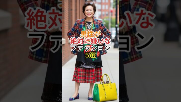 男性が苦手に感じやすいファッション