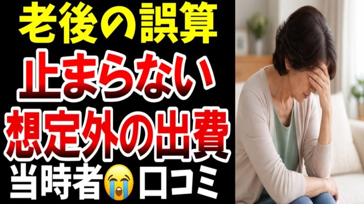 【老後の現実】年金だけでは足りない、想定外の出費に困惑、シニアの口コミを紹介します
